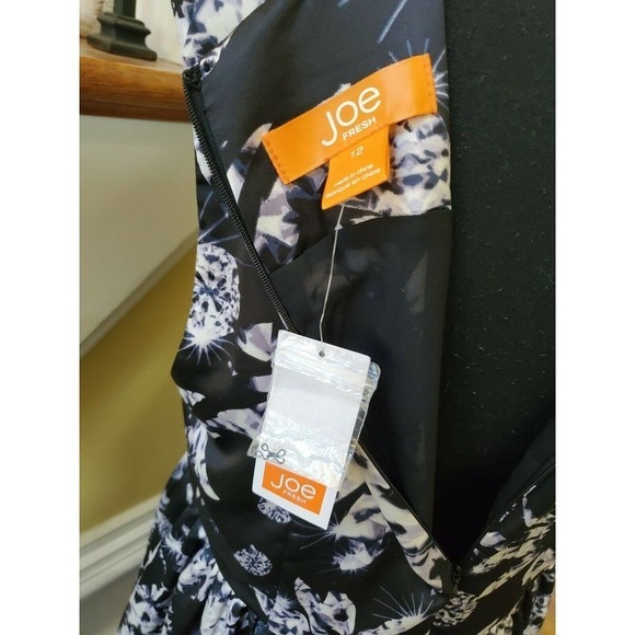Joe Fresh 12 Floral Fit & Flare Dress - Picture 6 of 9